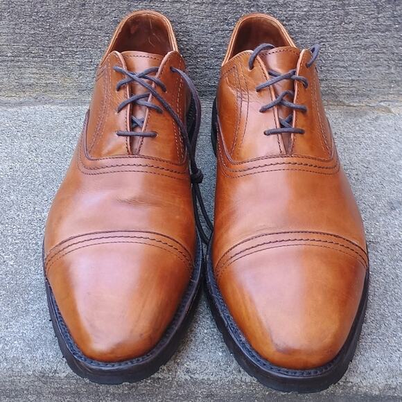 Allen Edmonds "Westwood" Walnut Brown Oxfords Size 12D -Some mild signs of wear - Picture 2 of 8